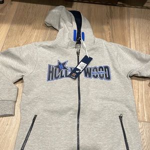 Boys size 16 hoodie - Hollywood Milano zip up hoodie. New with tags.